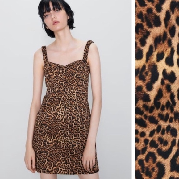 Zara cheetah print dress - Picture 2 of 10